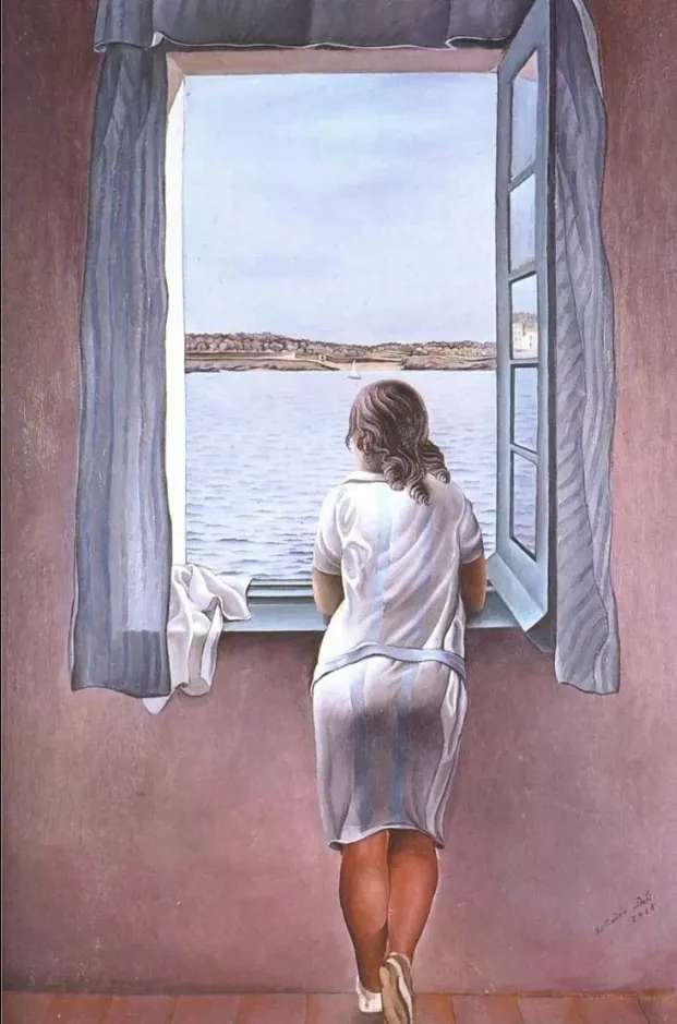 Женская фигура у окна. Сальвадор Дали, 1925