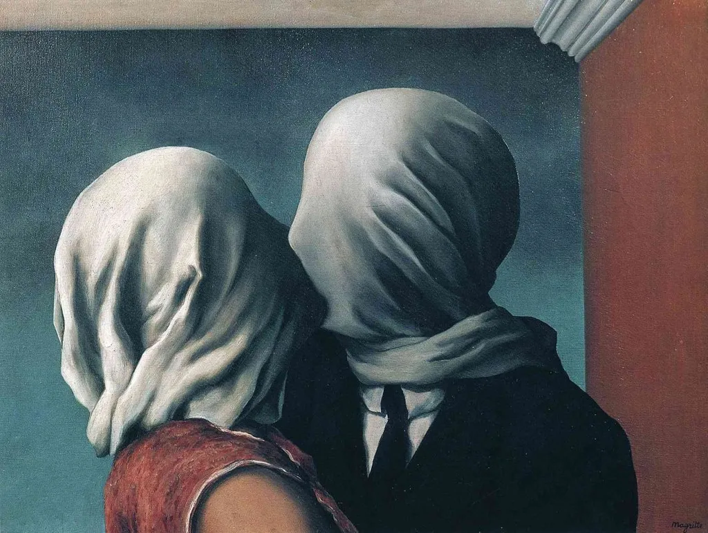 «Влюблённые», Рене Магритт, 1928