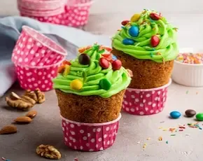 Капкейк со сливочным кремом