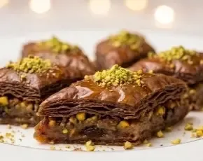 Пряная Шоколадная пахлава