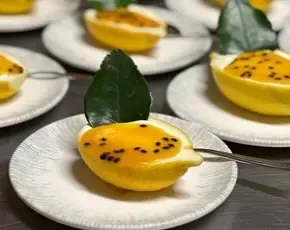 Лимонный десерт