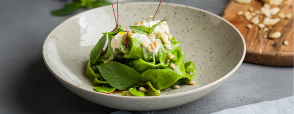 Ciao cucina: паппарделле со страчателлой, меренговый рулет | 16+