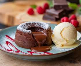 Chef Kids: детская паста Карбонара, сырные палочки и шоколадный тортино с мороженым | 6+