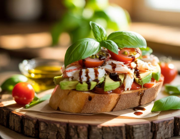 Игристое утро: запеченный камамбер с лососем и тарт с соленой карамелью | 18+