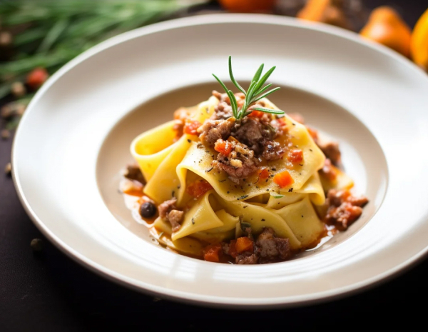La Dolce Vita: теплый салат с морепродуктами, паппарделле с рагу из утки и меренговый десерт | 18+