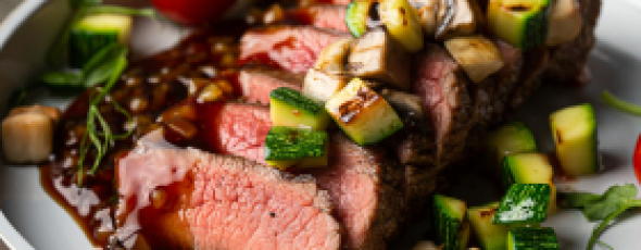 Гурман сет: стейк, шоколад и секретные соусы | 16+