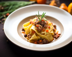 Паппарделле De Cecco с уткой