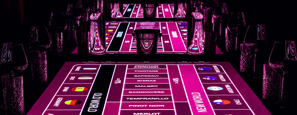 Интерактивное винное казино с проекцией и веллингтон | 18+