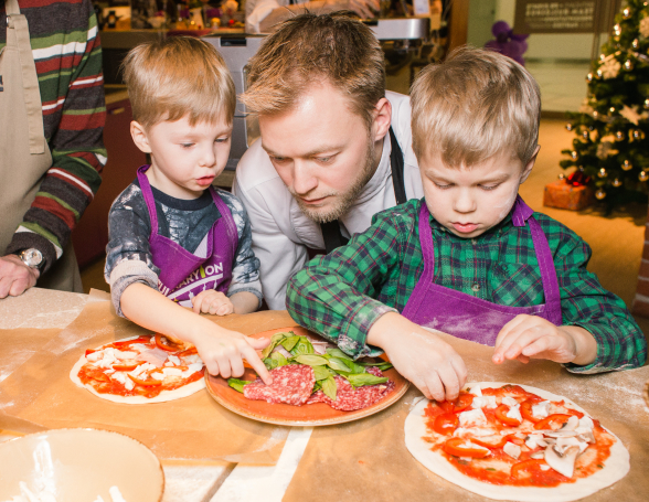 Мастер-класс по приготовлению пиццы для детей