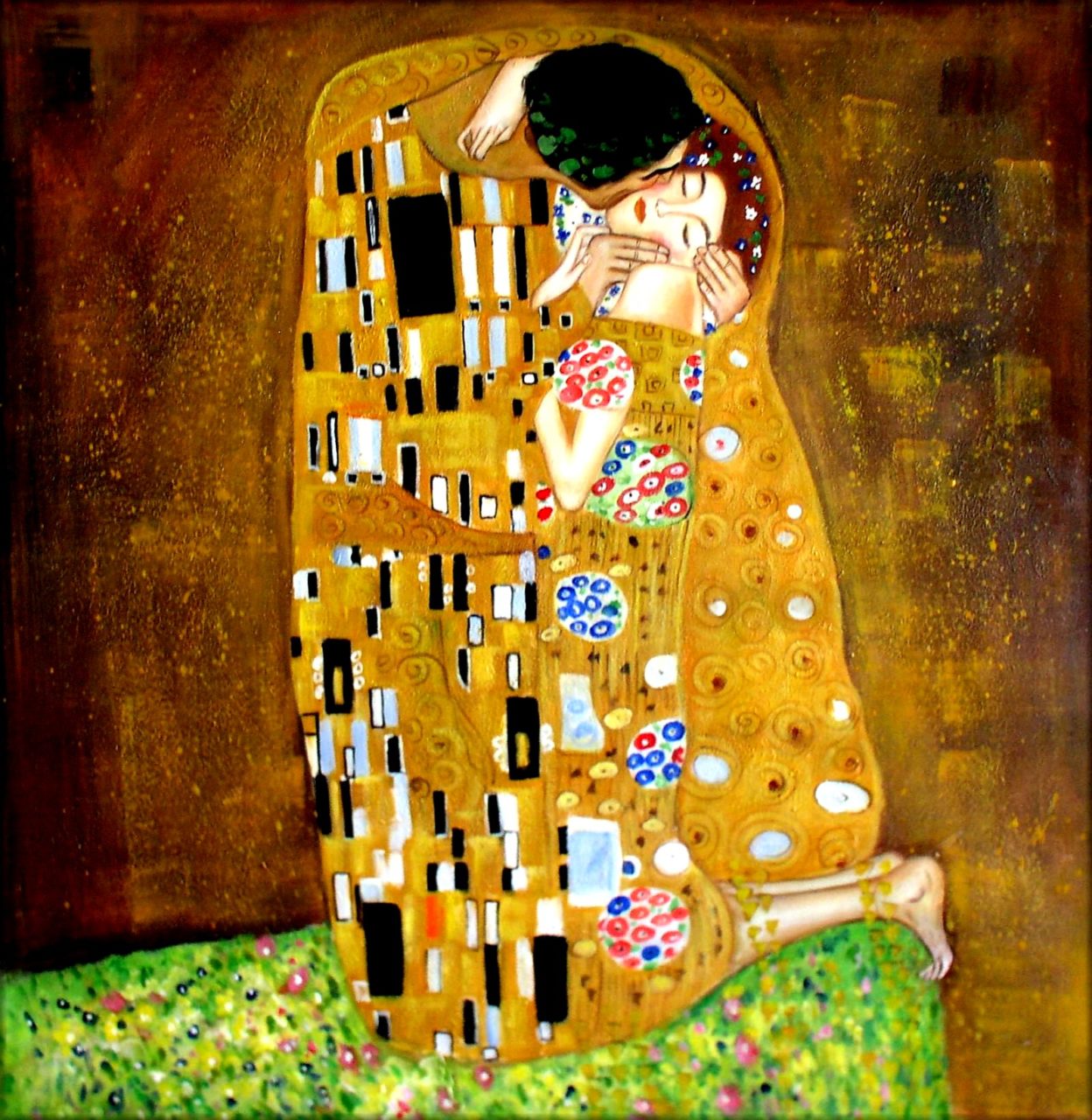 Густав Климт - "Поцелуй"